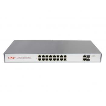 POE31016PFA-AT 16 + 2 poort POE switch 802.3at