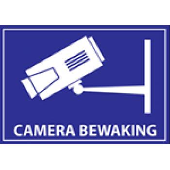 Sticker 'Camera Bewaking'